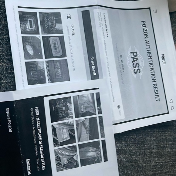 Authentic CHANEL LAMBSKIN shoulder/cross body bag & Certificate of authenticity - Picture 16 of 16